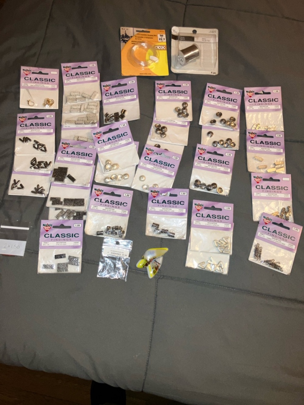 Bead & Jewelry Findings Assortment - Classic (Mixed Silver & Gold Tones) NWT